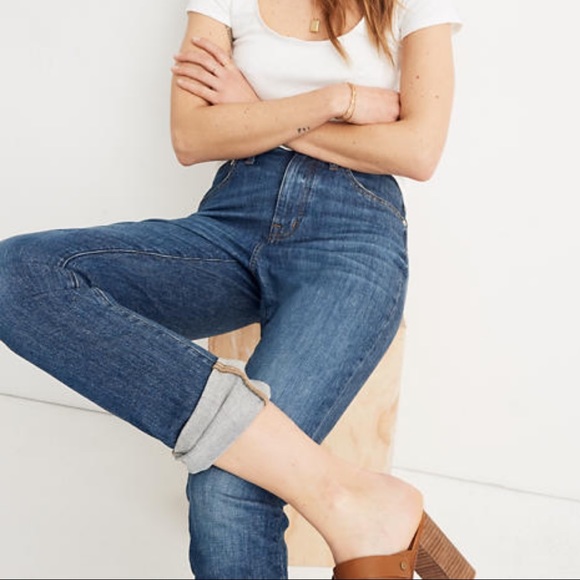 Madewell The High Rise Slim Boyjean Boyfriend Jean - Picture 2 of 12